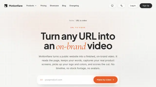 Motionflare (URL to video)
