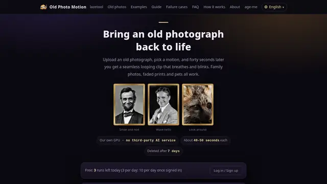 Old Photo Motion